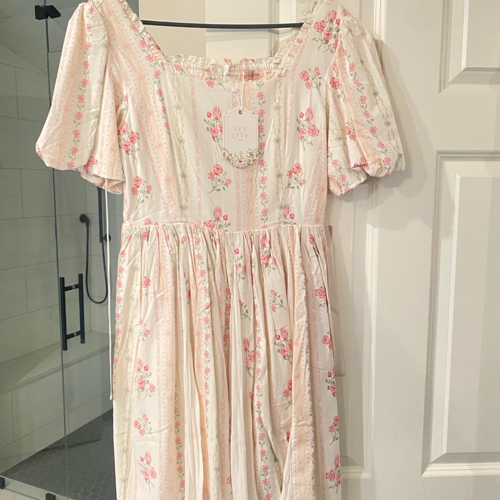 NWT Ivy City Co Pink Floral Dress
